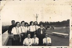 Photograph Scout Scouting Jamboree Camp of Rome 1950 Florence