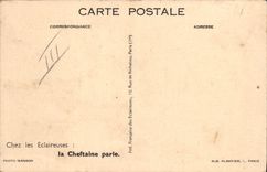 VINTAGE POSTCARD Scout Scoutisme Jamboree Among girl guides the den mother speaks