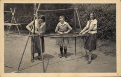 CPA Scout Scoutisme Jamboree Construction d'un vaisselier 