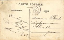 VINTAGE POSTCARD Militaria the weeding of potatoes