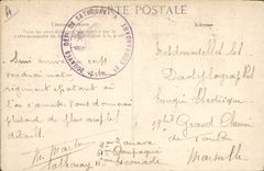 VINTAGE POSTCARD Militaria Sathonay the zouaves Drudgery of vegetables