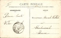 VINTAGE POSTCARD Militaria the day of the soldier the weeding of potatoes