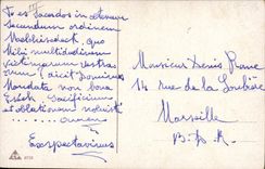 VINTAGE POSTCARD Chips Man