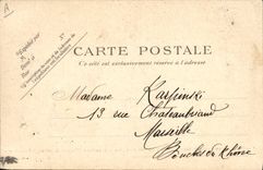 VINTAGE POSTCARD Cheval Horsemanship Hippisme Paris Bois de Boulogne Road of the Point of the Day has Bagatelle One day of races has Longchamp