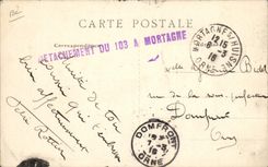 CPA Cheval Equitation Hippisme Mortagne Tribunes de l'hippodrome 