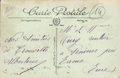 Equitación Hippisme Deauville del caballo de la POSTAL de la VENDIMIA la llegada del Prix magnífico