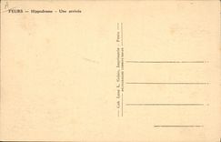 CPA Cheval Equitation Hippisme Feurs Hippodrome Une arrivee