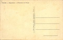 CPA Cheval Equitation Hippisme Feurs Hippodrome L'enceinte du pesage 