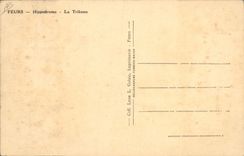 CPA Cheval Equitation Hippisme Feurs Hippodrome La tribune