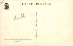 CPA Bateau Compagnie des Messageries Maritimes Laos 