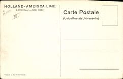VINTAGE POSTCARD Boat Holland America Line TSS Nieuw Amsterdam