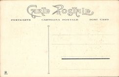 VINTAGE POSTCARD Naked erotic Woman With the hotel of the confidences