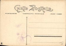 La POSTAL NU Femme erótico de la VENDIMIA adoro los tocadores ligeros para las señoras