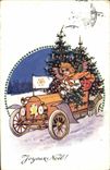 VINTAGE POSTCARD Fantasy Illustrator Christmas Illustrator
