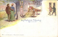 CPA Fantaisie Illustrateur Reves envoles 