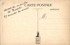 VINTAGE POSTCARD Fantasy Illustrator the laitiere and the pot with the lati