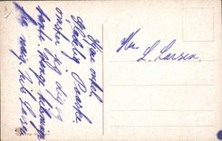 VINTAGE POSTCARD Fantasy Illustrator Child Goberberg Flowers