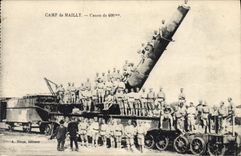 Campo de Militaria de la POSTAL de la VENDIMIA mailly de Canon de 400m m