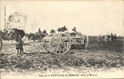 El campo de Militaria de la POSTAL de la VENDIMIA de la fuente del pastor puso de la batería