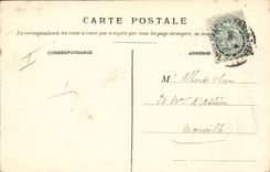 CPA Militaria Camp de la Fontaine du Berger Mise en batterie 