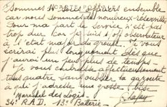 Campo de Militaria de la POSTAL de la VENDIMIA de los artilleros de máquina del onvoi de Sissonne