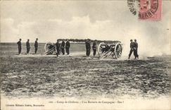 Campo de Militaria de la POSTAL de la VENDIMIA de Red-redes una batería en cambio