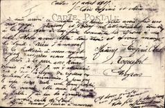 VINTAGE POSTCARD Militaria Artillery Loading of the piace