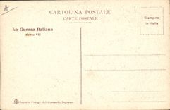 VINTAGE POSTCARD Militaria Park of guns of reserve to the face