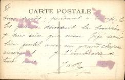 CPA Folklore Auvergne La bourree