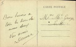 CPA Folklore Le bouquet du fiance Bourbonnais 