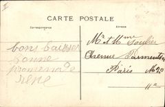 CPA Folklore Bourbonnais Depart pour la ville Enfants