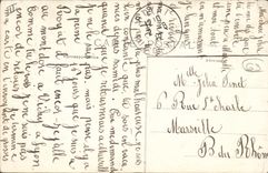 CPA Folklore Auvergne Enfant Epluchage des chataignes