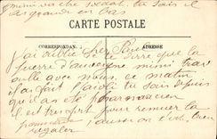 CPA Folklore Auvergne La bourree