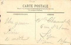 CPA Folklore Auvergne La bourree