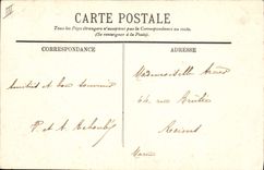 CPA Folklore Auvergne La bourree 