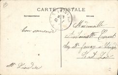 CPA Folklore Auvergne Region du Cantal La bergere et le Monsieur 