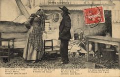 CPA Folklore Auvergne 