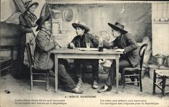 CPA Folklore Auvergne 