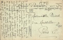 CPA Folklore Auvergne La bourree