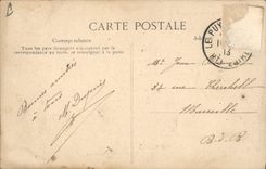 CPA Folklore Auvergne La bourree