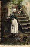 CPA Folklore Auvergne Vieille paysanne 