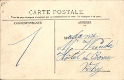 CPA Folklore Paysans d'Auvergne se rendant au marche Cheval