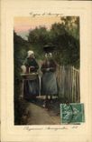 CPA Folklore Auvergne Paysannes auvergnates