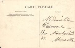 CPA Folklore Auvergne La bourree