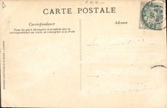 CPA Folklore Auvergne La bourree