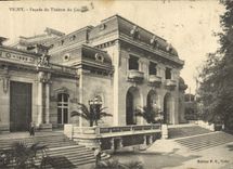 CPA Vichy Facade du Theatre 