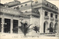 VINTAGE POSTCARD Vichy Theater