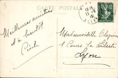 VINTAGE POSTCARD Vichy Theater