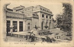 VINTAGE POSTCARD Vichy Theater the casino
