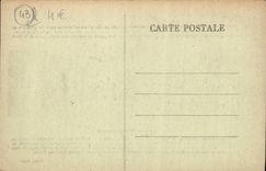 VINTAGE POSTCARD the Chair God Dances macabre Third panel